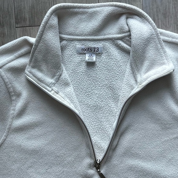 Roots 73 Cream Quarter-Zip Jacket - Picture 2 of 7
